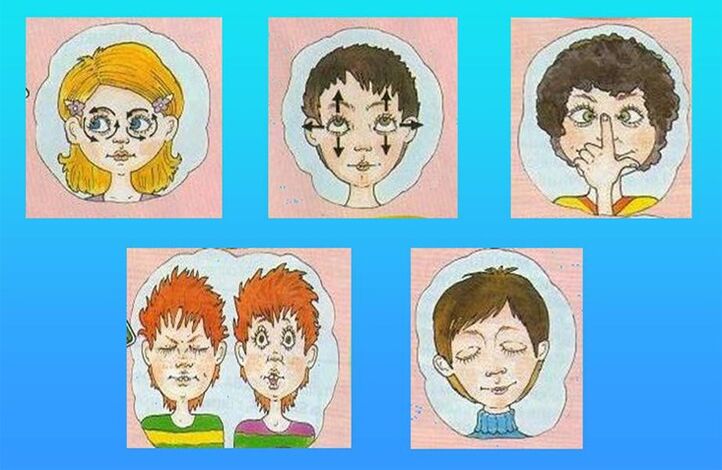 oogoefeningen om het gezichtsvermogen te herstellen